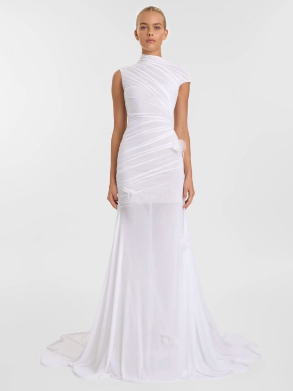 White / Bright Ivory Wedding Gown